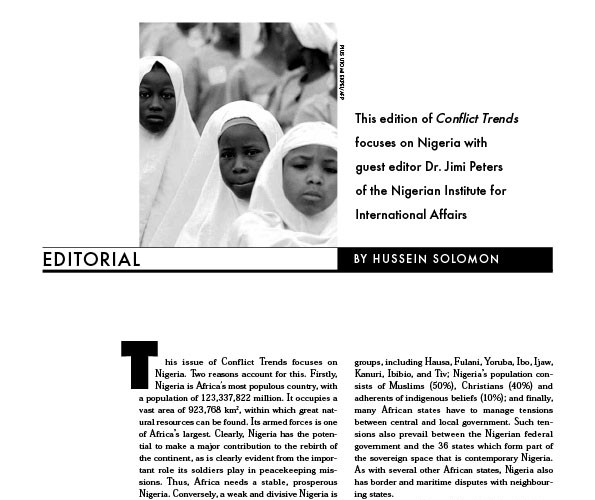 ACCORD - Conflict Trends 2000-3