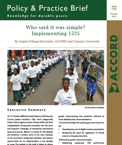 ACCORD - PPB - 2 - Who said it was simple