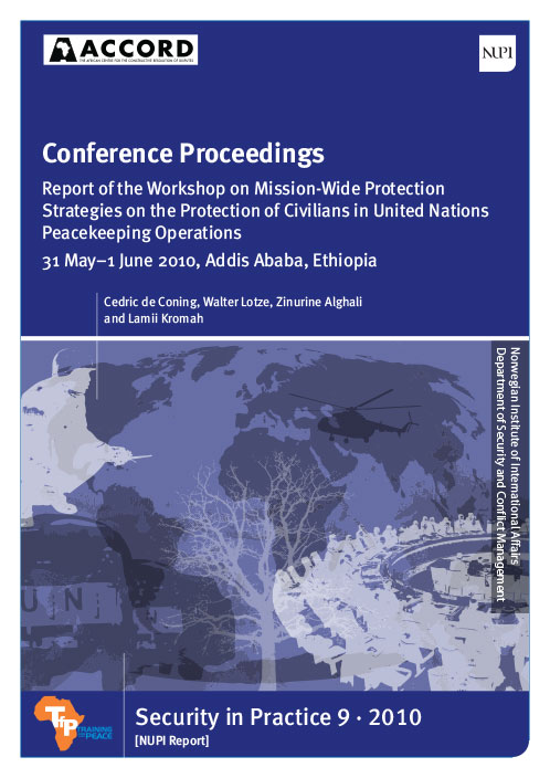 ACCORD - Report - Workshop on Mission Wide Protection Strategies on the PoC in United Nations Peacekeeping Operations