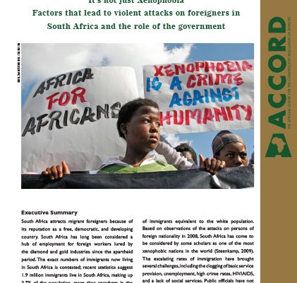 ACCORD - PPB - 5 - Its not just Xenophobia
