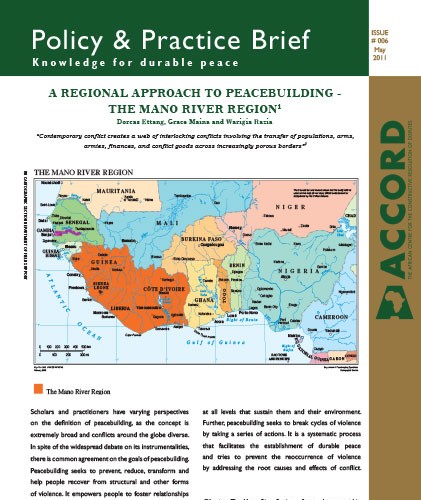 ACCORD - PPB - 6 - A Regional Approach to Peacebuilding