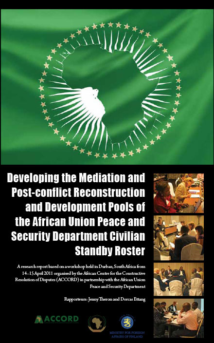 ACCORD - Report - Developing the Mediation and Post-conflict Reconstruction