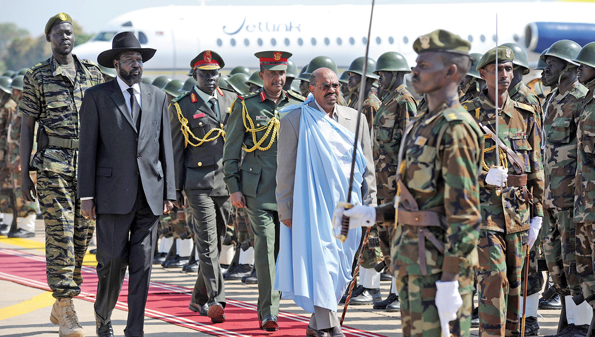 President Bashir Visits Juba 5 Days before the Referendum