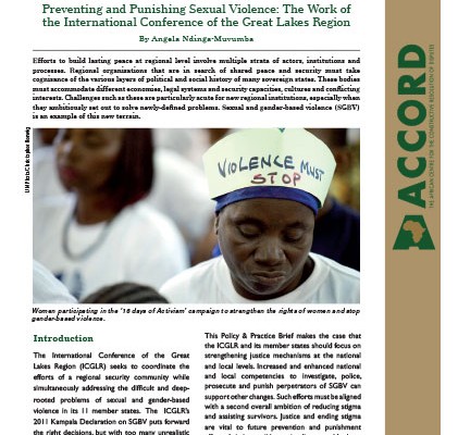 ACCORD - PPB - 17 - Preventing and Punishing Sexual Violence