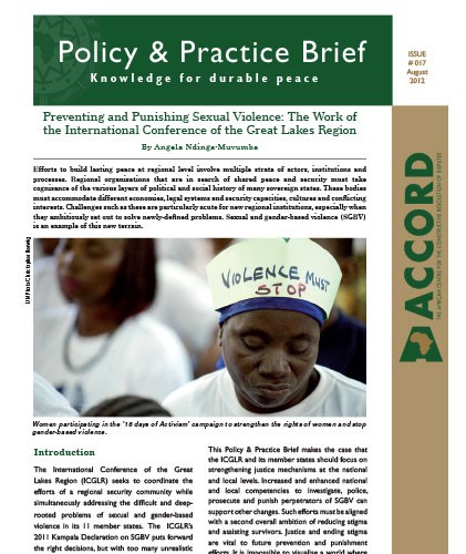 ACCORD - PPB - 17 - Preventing and Punishing Sexual Violence