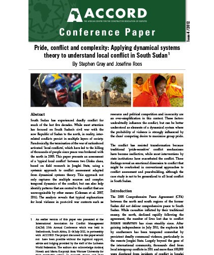 ACCORD - Conference Paper - 4-2012 - Pride conflict and complexity