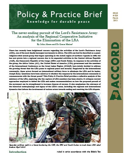 ACCORD - PPB - 24 - The never ending pursuit of the Lords Resistance Army