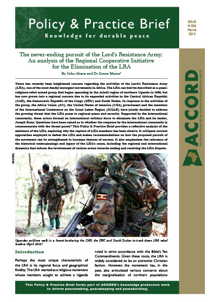 ACCORD - PPB - 24 - The never ending pursuit of the Lords Resistance Army