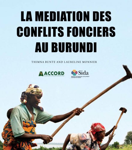 ACCORD - Report - Mediating land conflict in Burundi - French