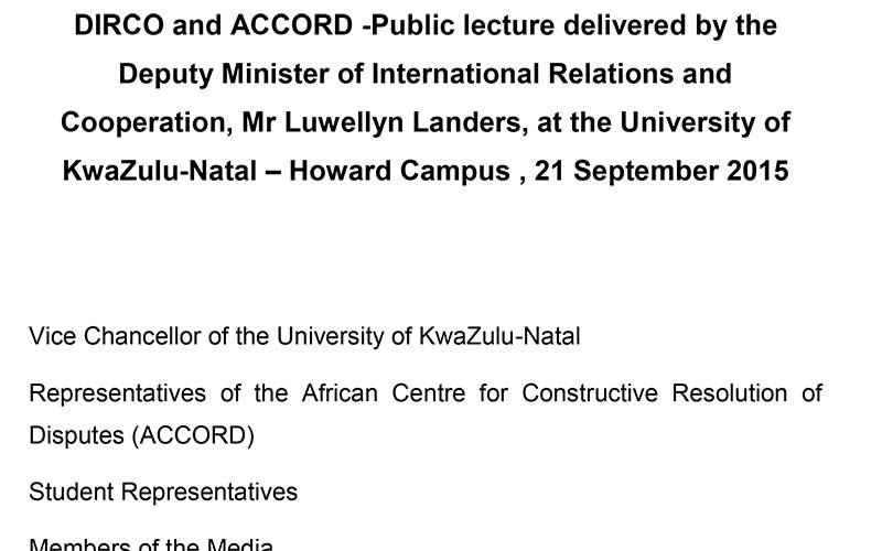 DIRCO-Speech-DM-Landers