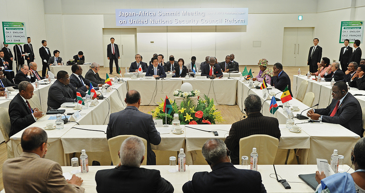 JAPAN-AFRICA-DIPLOMACY-AID-UN-WORLDBANK