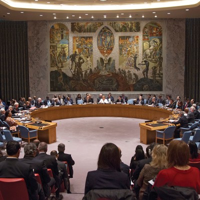 Security Council Meeting Maintenance of international peace and security.