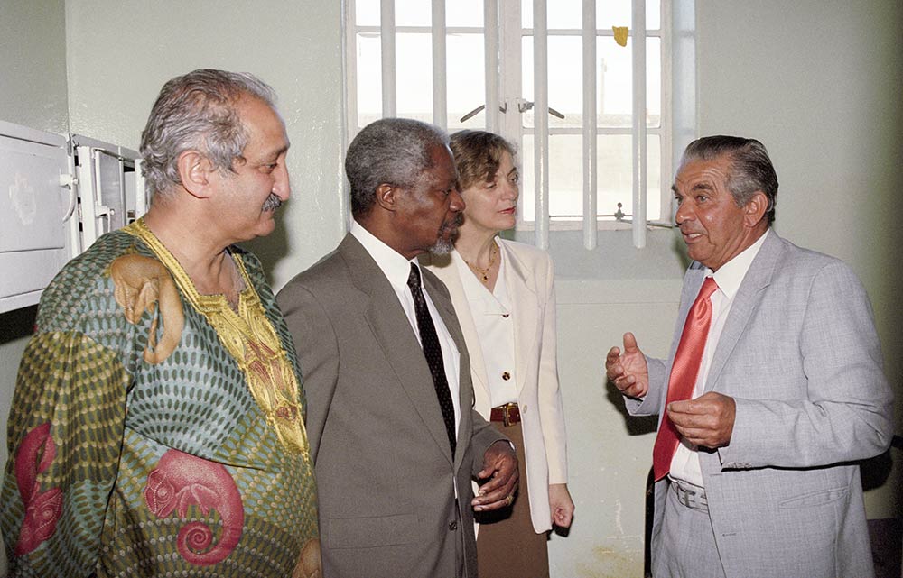 Swedish peace training Robben Island