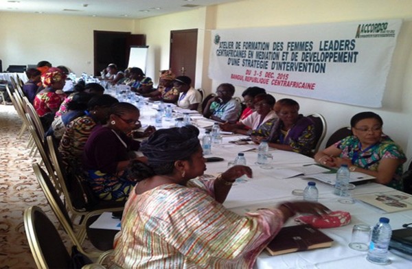ACCORD facilitates a workshop for women leaders in Central African Republic on mediation and negotiation