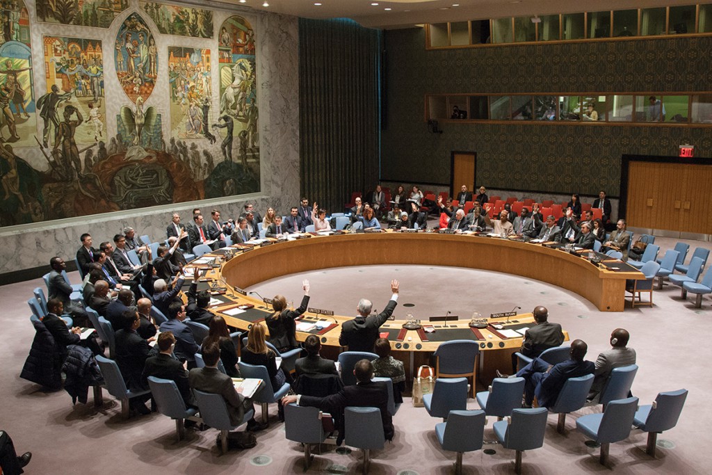 Security Council meeting