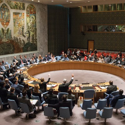 Security Council meeting