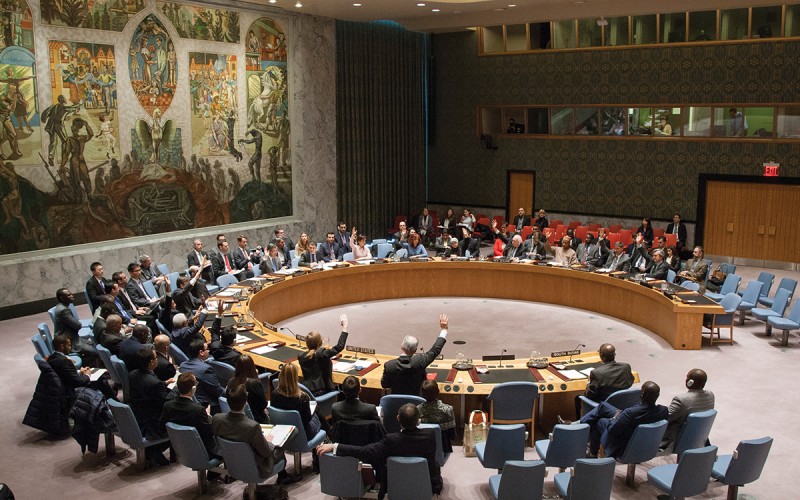 Security Council meeting