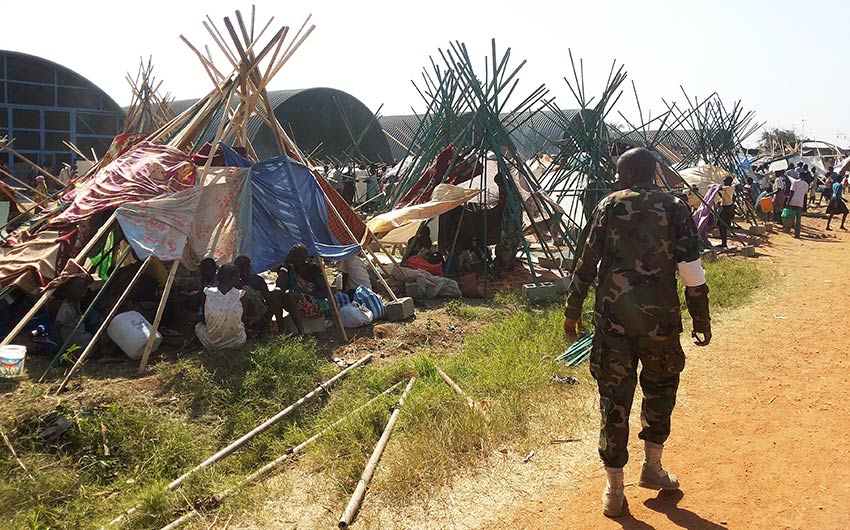 South Sudanese Civilians Seek Refuge