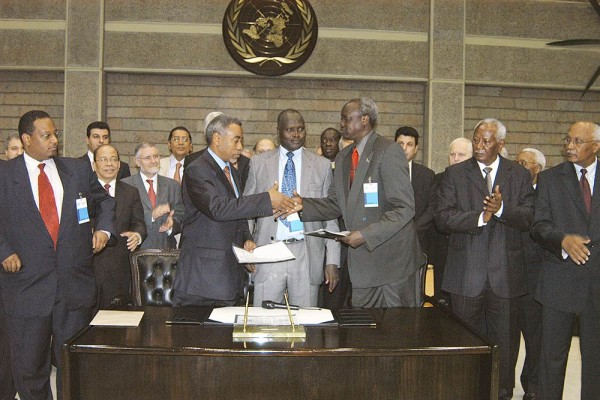 signing of the declaration