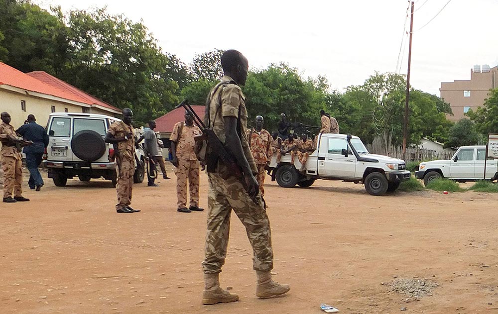 South Sudanese Policemen
