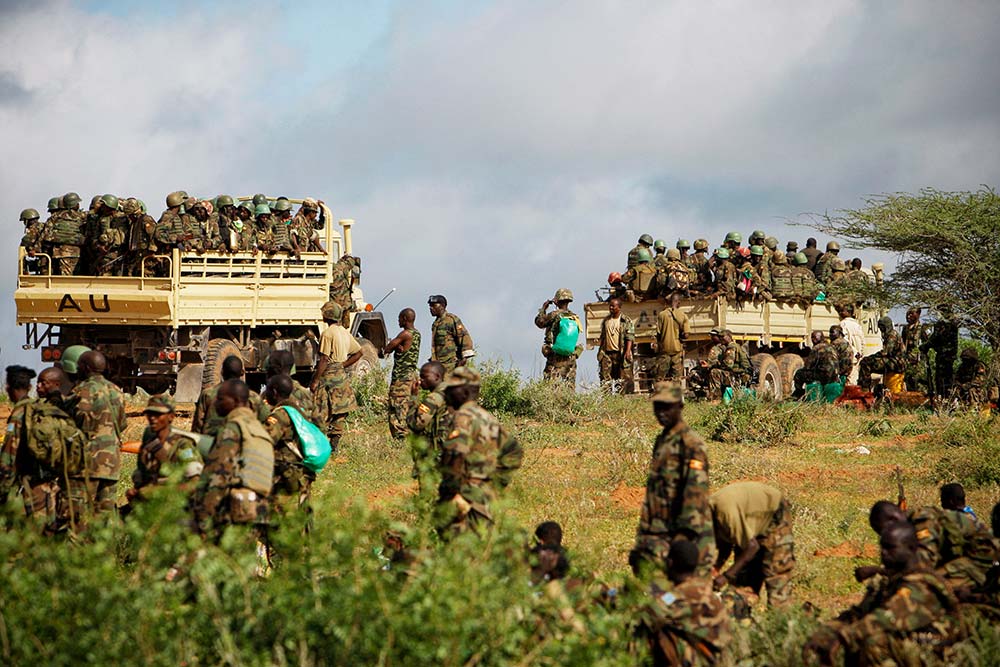 Ugandan soldiers