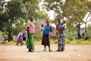 Refugees At The Rhino Refugee Camp Settlement