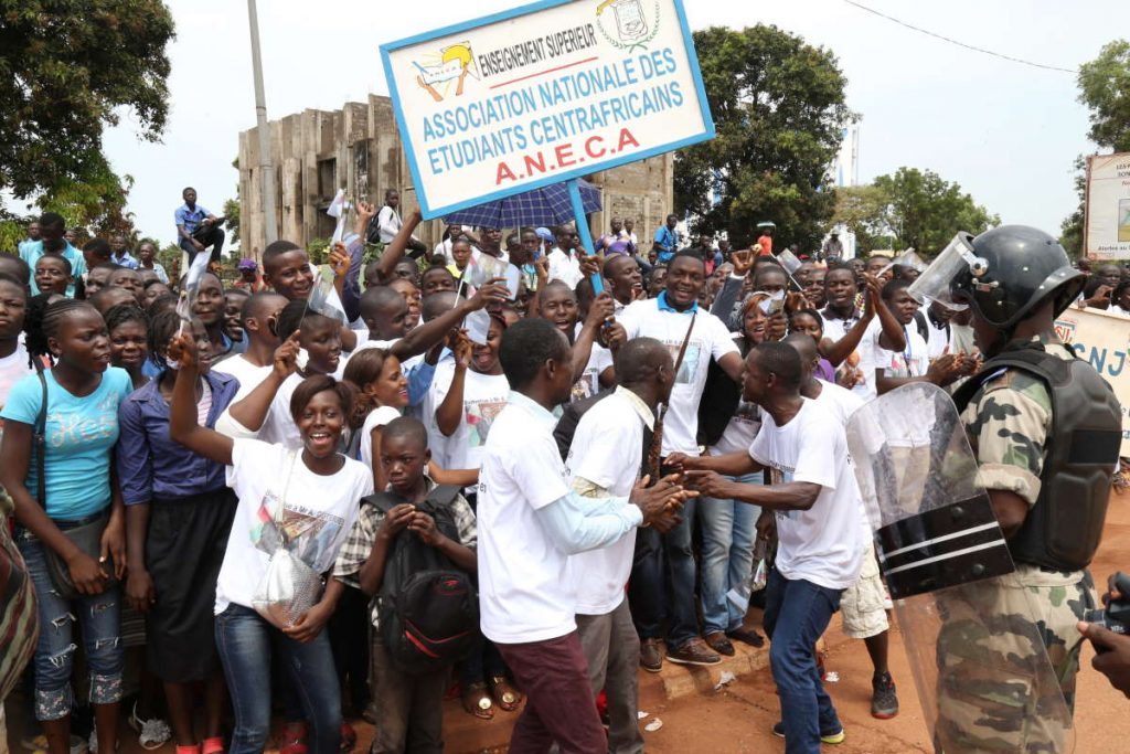 Students in Bangui