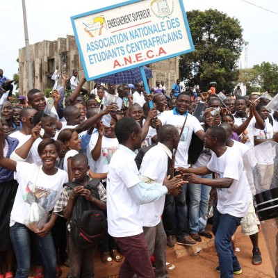 Students in Bangui