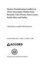 ACCORD - Occasional Paper - 2007-3 - Women Transforming Conflicts in Africa